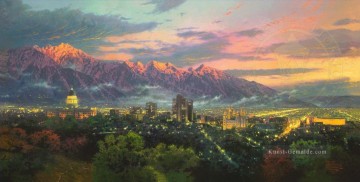 städtische Landschaft Werke - Salt Lake Stadt of Lights Stadtbild